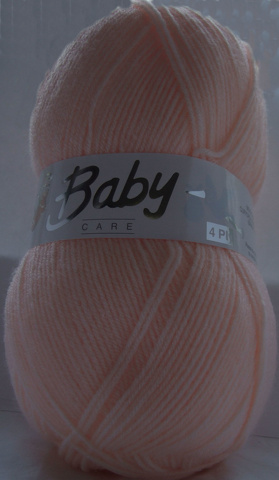 Baby Care 4 Ply Yarn 10 x100g Balls Peach - Click Image to Close